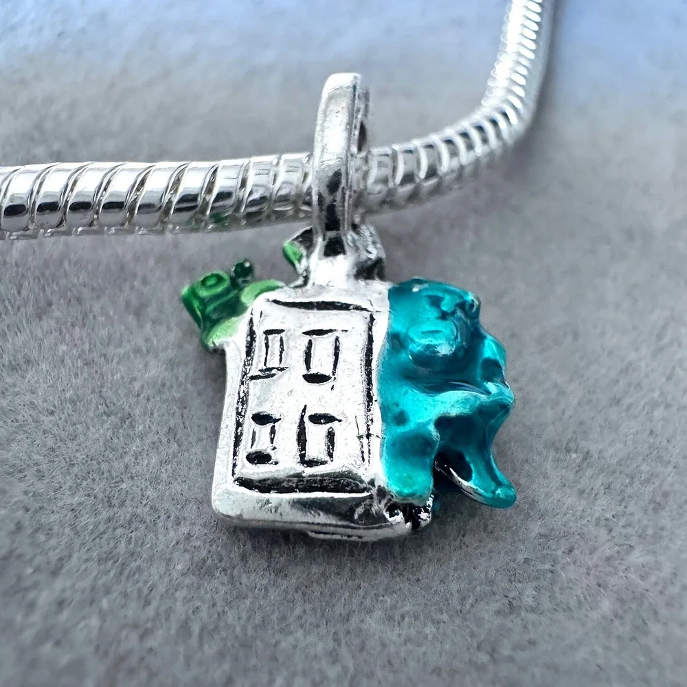 Disney Monsters Inc Sulley Mike Wazowski Boo Door Charm fits PANDORA